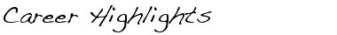 Career Highlights